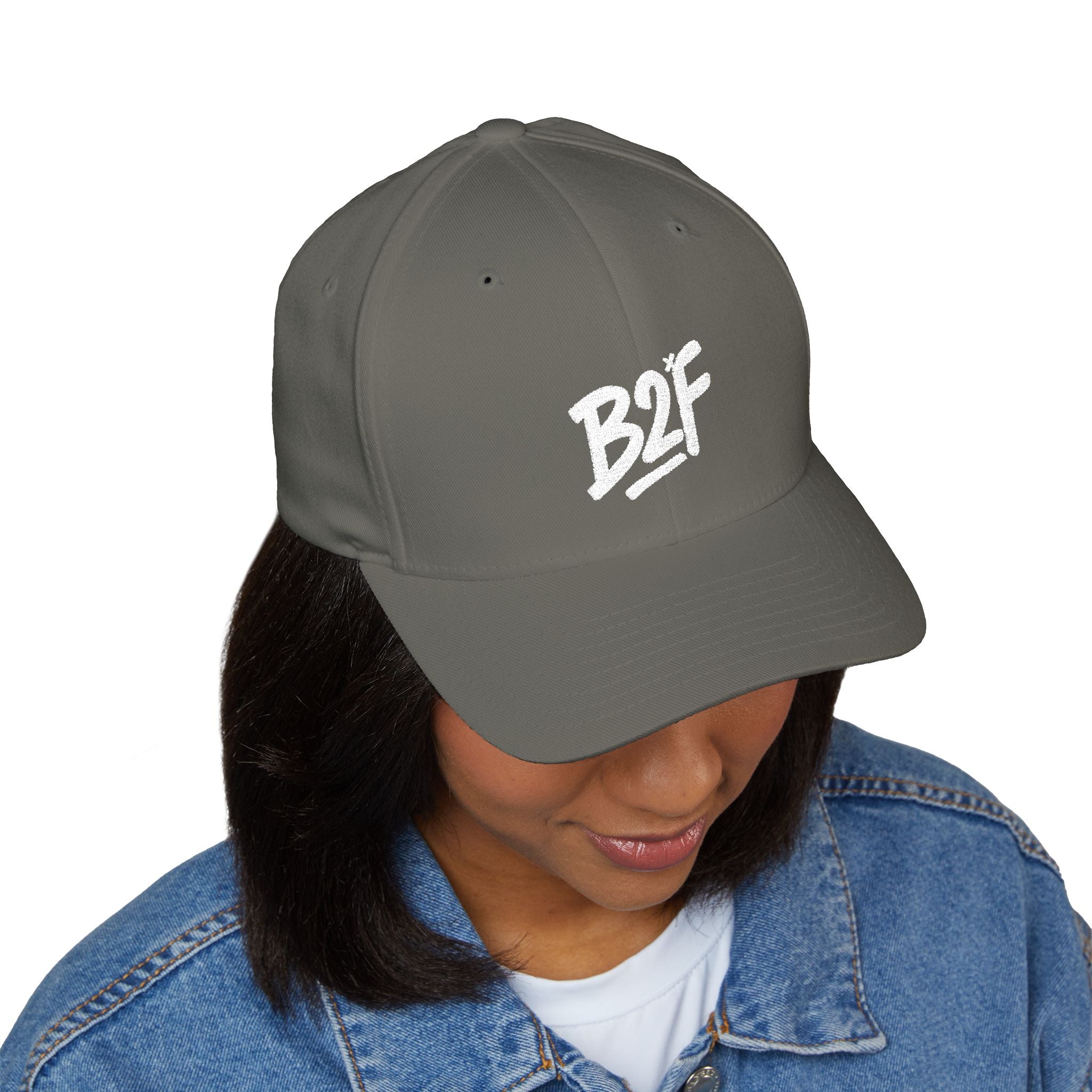 Embroidered Brand White Logo Cap