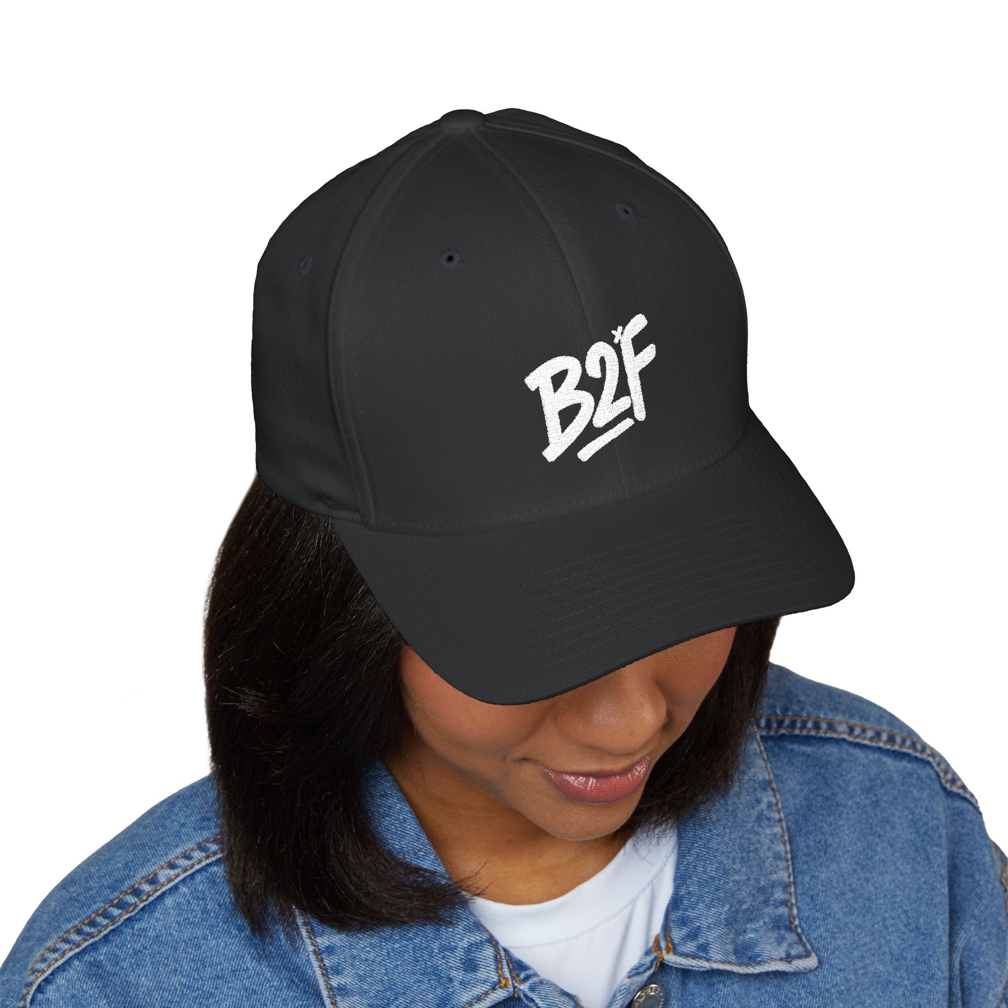 Embroidered Brand White Logo Cap