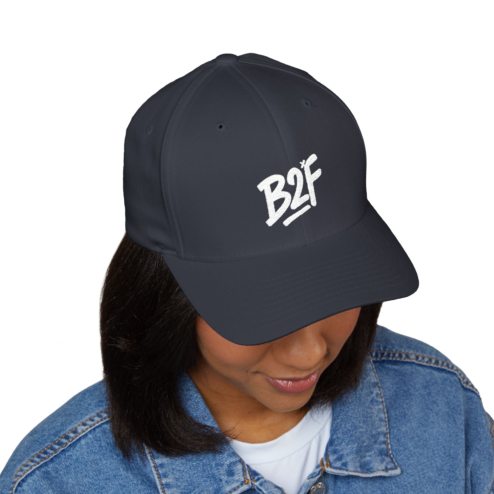 Embroidered Brand White Logo Cap
